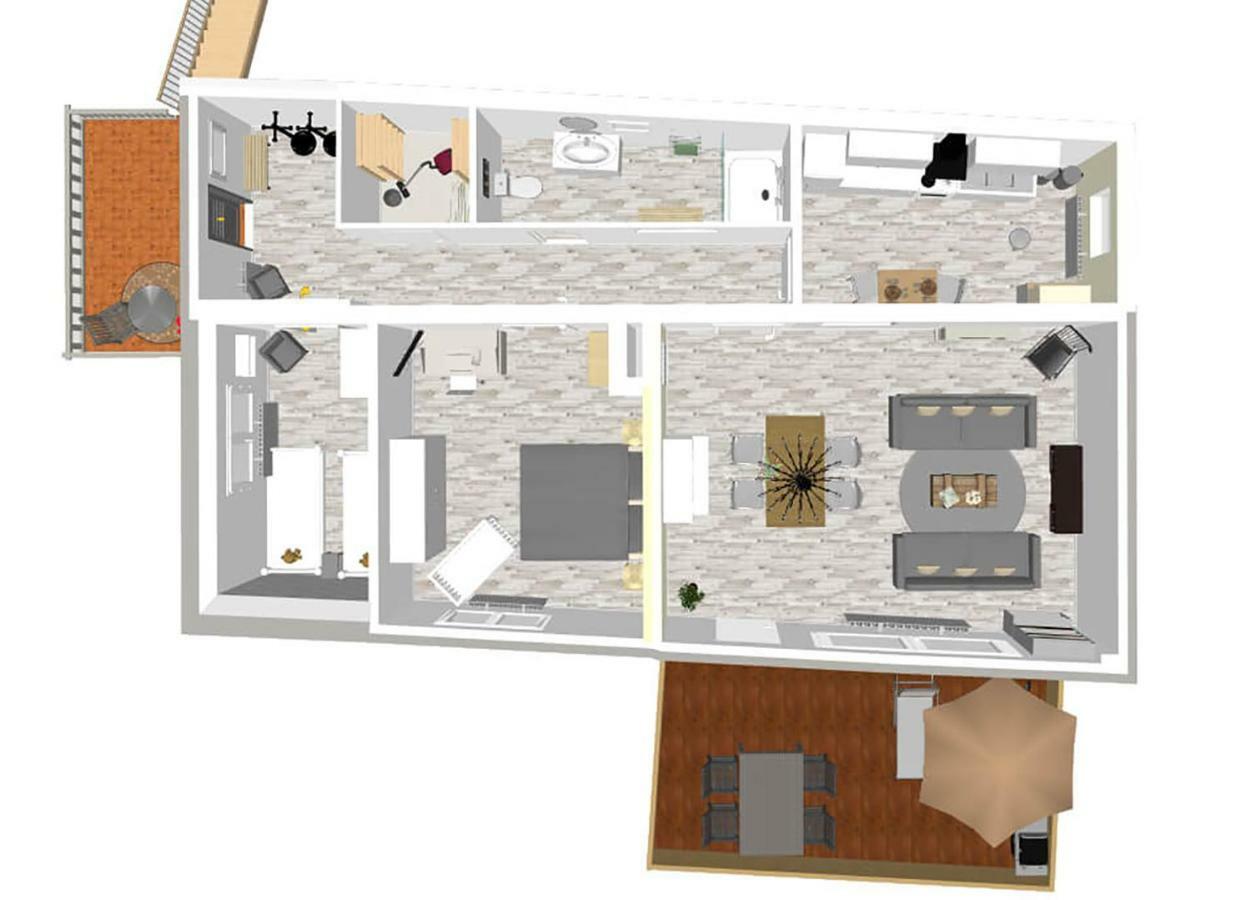 Grosse, Helle Ferienwohnung Mit 2 Balkonen Auf Dem Bauernhof In Der Lueneburger Heide Oetzen 외부 사진